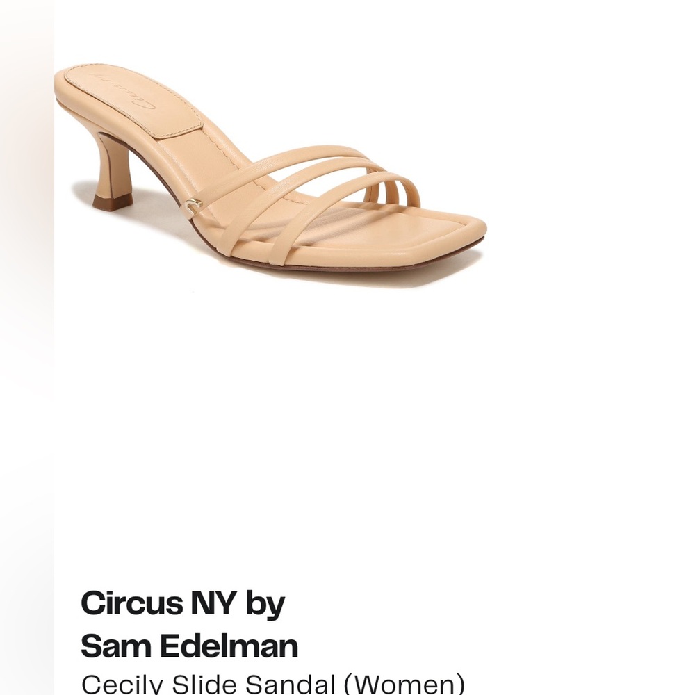 CIRCUS NY BY SAM EDELMAN.  Cecily Slide Sandal. NUDE COLOR.  NEW